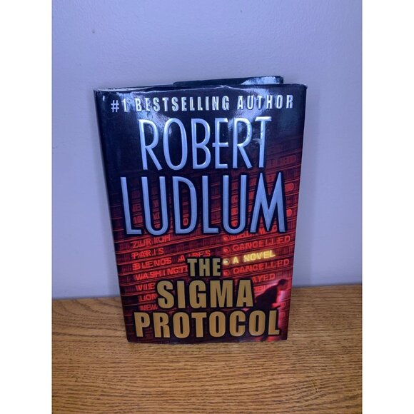 The sigma protocol Robert Ludlum spy novel with dust jacket - Picture 1 of 1